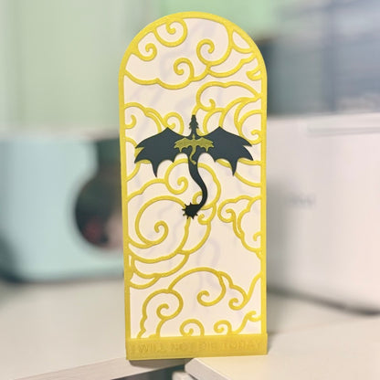 Two Dragons Lightening Inspired Tealight Book Nook