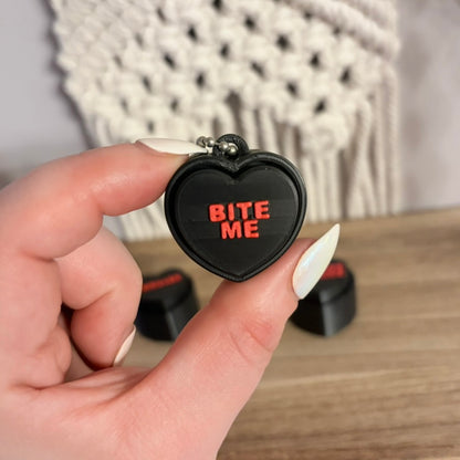 3d Printed Bookish Conversation Hearts Fidget Clicker - Multiple Options