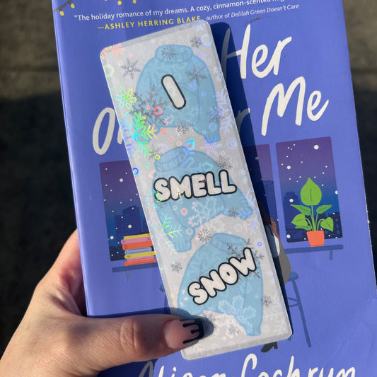 I Smell Snow Winter Bookmark