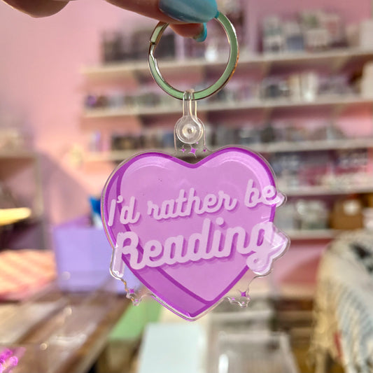 I’d Rather Be Reading Keychain