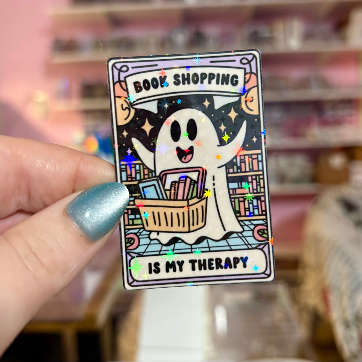 Book Shopping is my Therapy Sticker