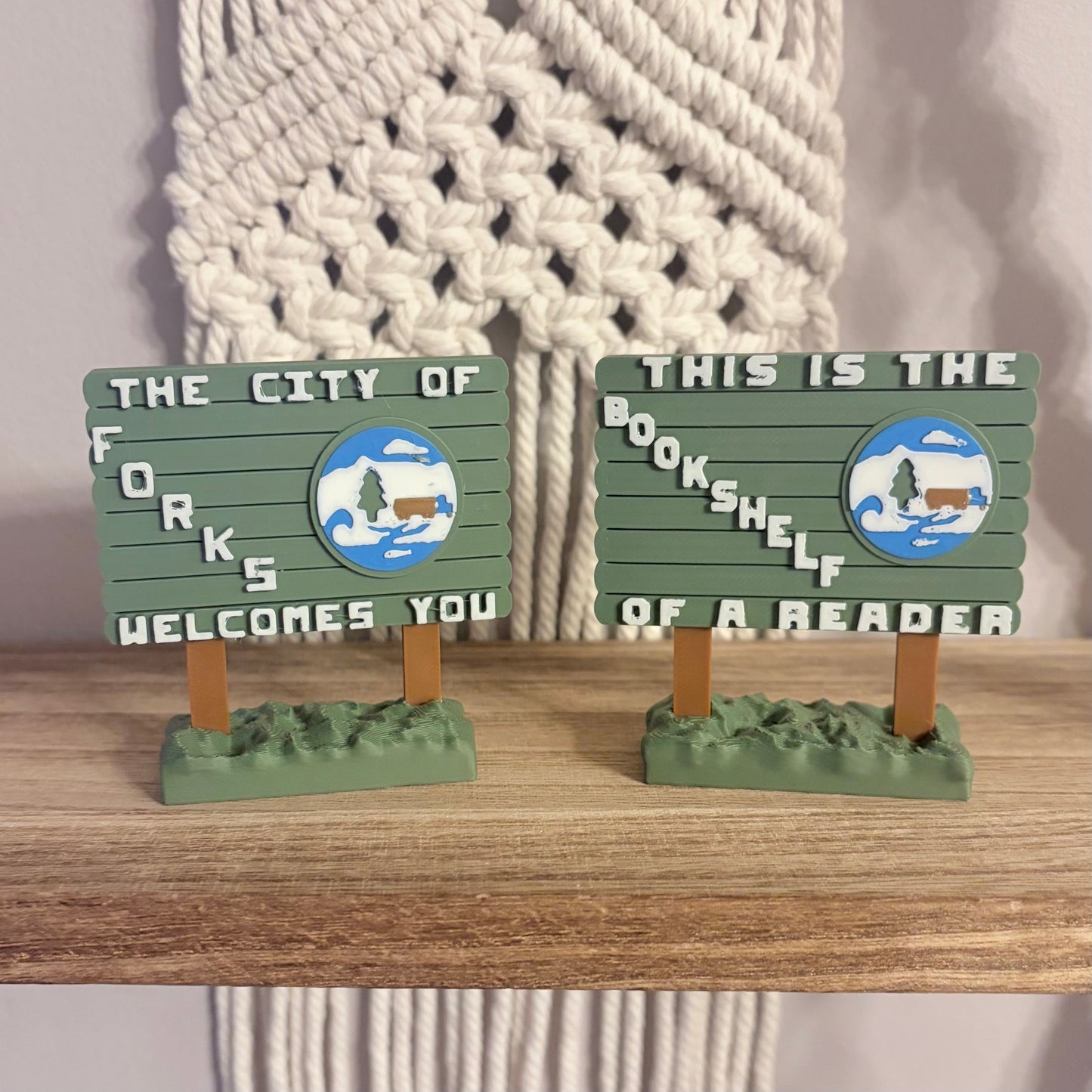 3d Printed Forks, Wa Twilight Inspired Sign
