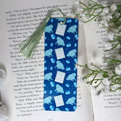 Green Cookie Nom Nom Metal Bookmark