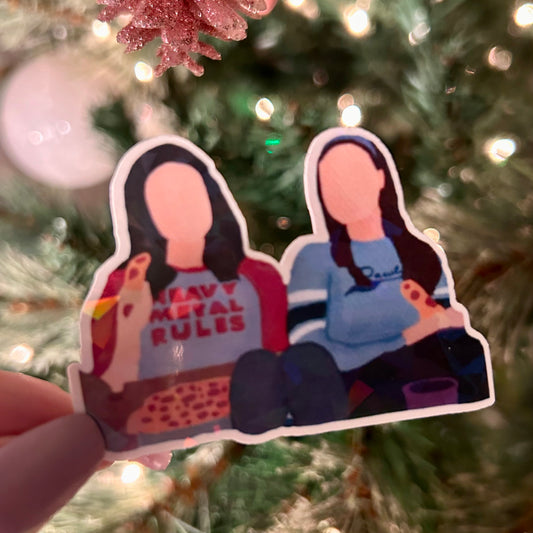 Lorelai and Rory Sticker