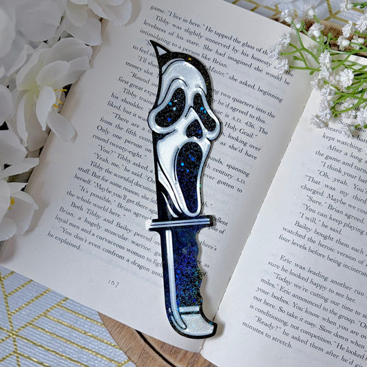 3d Printed Ghost Face Knife Bookmark