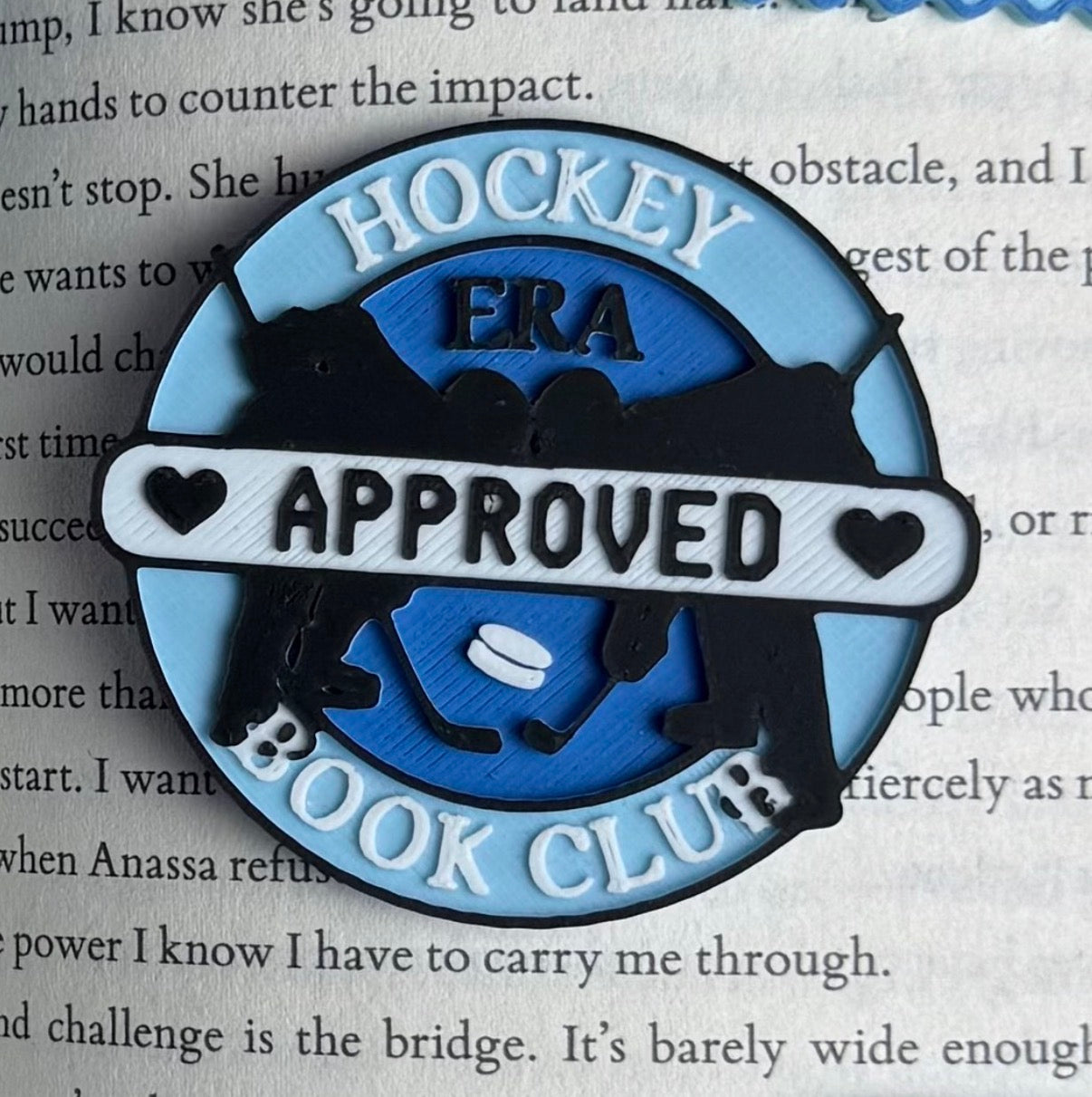 Hockey Era Book Club 3D Printed Collapsible Grip
