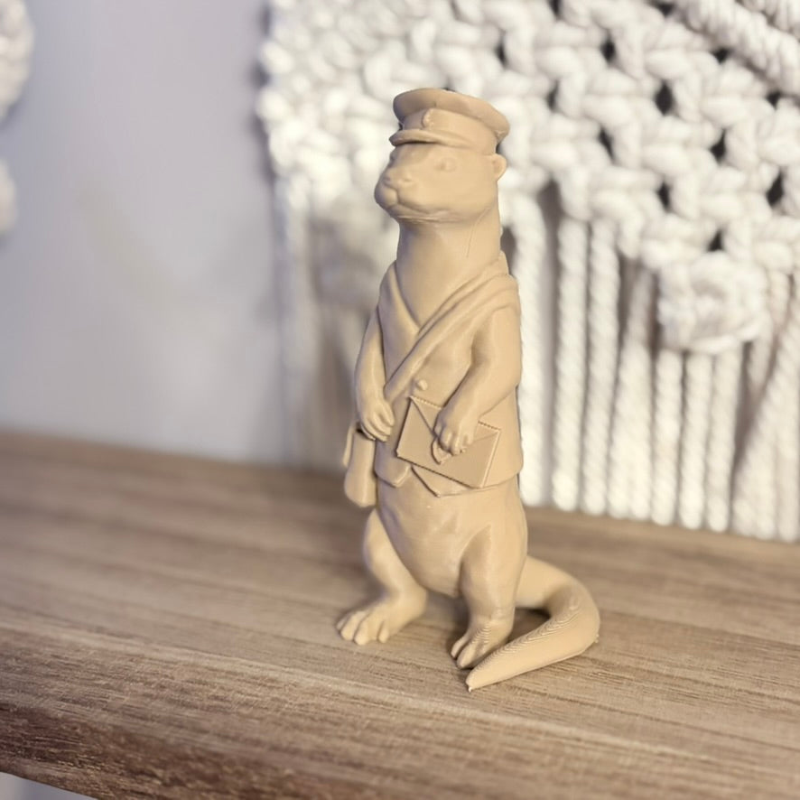 3d Printed Mail Otter Bookshelf Decor