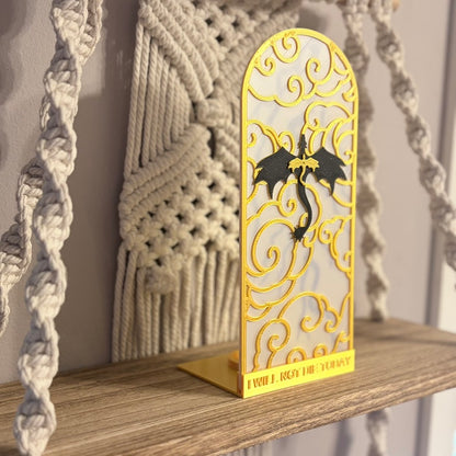 Two Dragons Lightening Inspired Tealight Book Nook