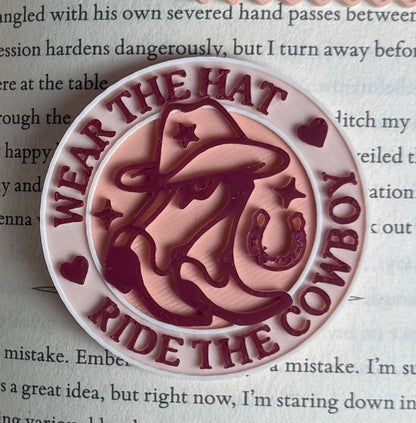 Wear the Hat Ride the Cowboy 3D Printed Collapsible Grip