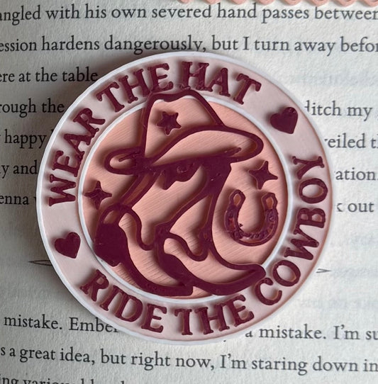 Wear the Hat Ride the Cowboy 3D Printed Collapsible Grip