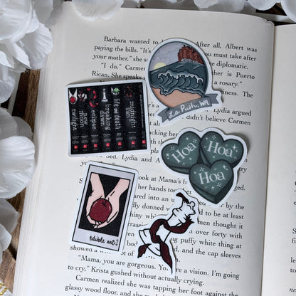 Twilight Inspired Snow Glitter Sticker Bundle