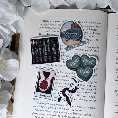 Twilight Inspired Snow Glitter Sticker Bundle