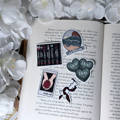 Twilight Inspired Snow Glitter Sticker Bundle