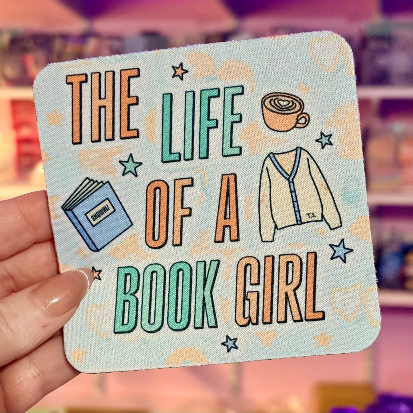 The Life of a Book Girl Coaster - ONE Coaster