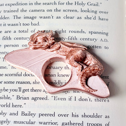 Cute Dragon 3d Printed Thumb Book Holder