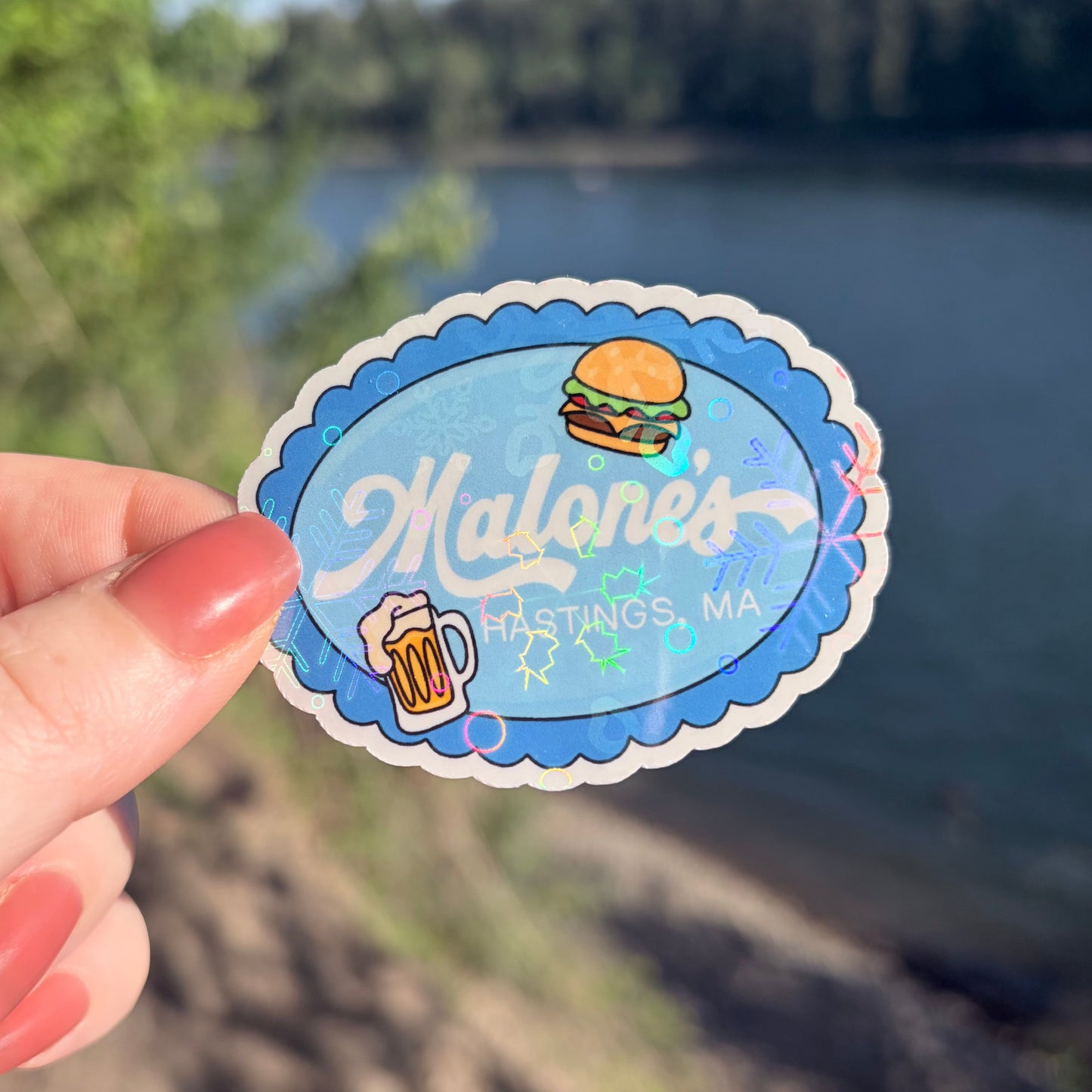 Off Campus Malones Inspired Sticker