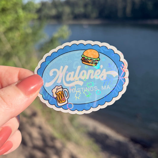 Off Campus Malones Inspired Sticker