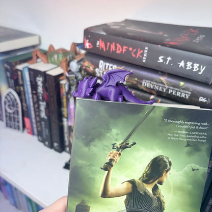 3D Printed Chibi Dragon Bookmark | Cute Book Accessory