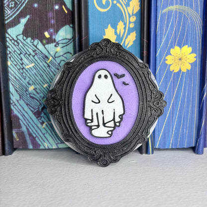 Ghostly Purple Portrait 3D Printed Collapsible Grip