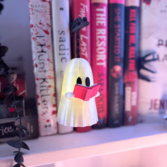 Floating Ghost Tealight Holder Bookshelf Decor