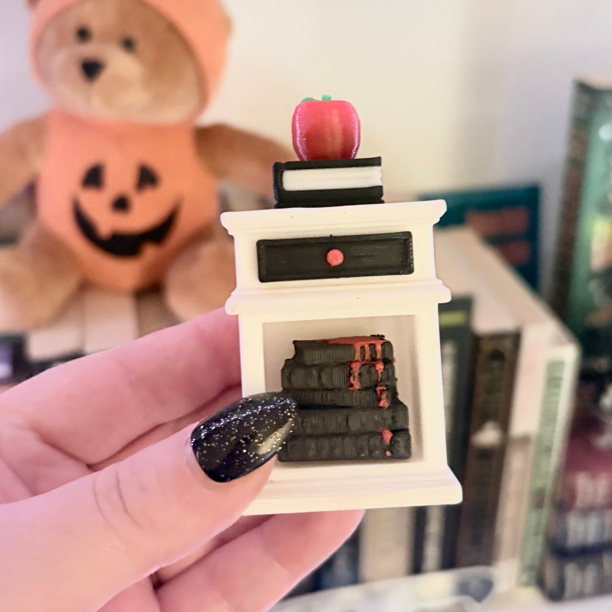 3d Printed Bookshelf Fidget Clicker