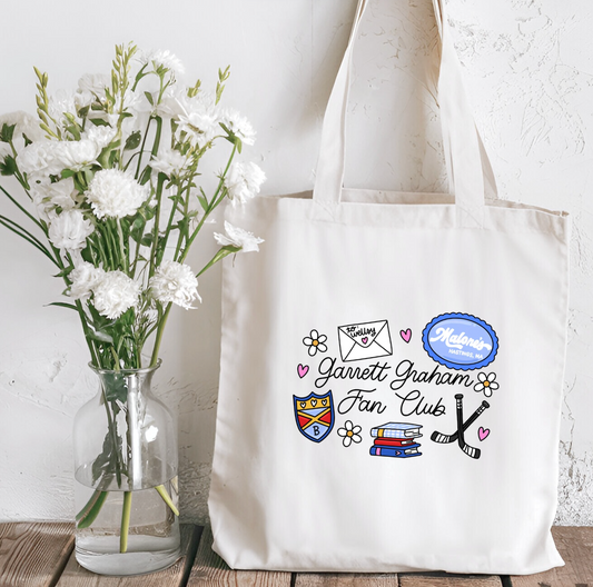Garrett Graham Fan Club Sublimated Canvas Tote Bag