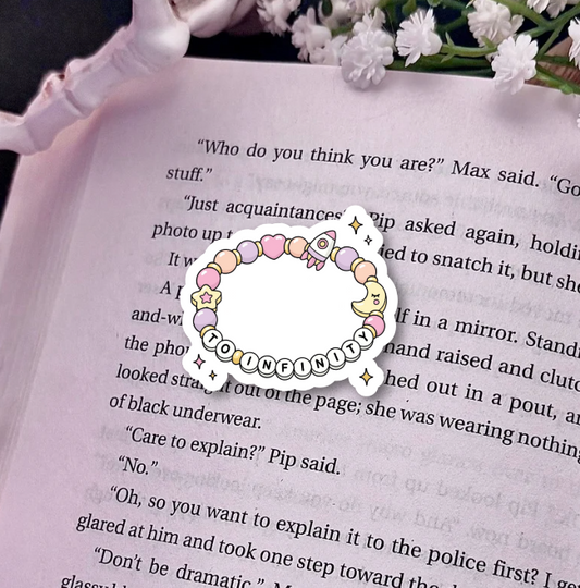 To Infinity Bracelet Holo Finish Sticker