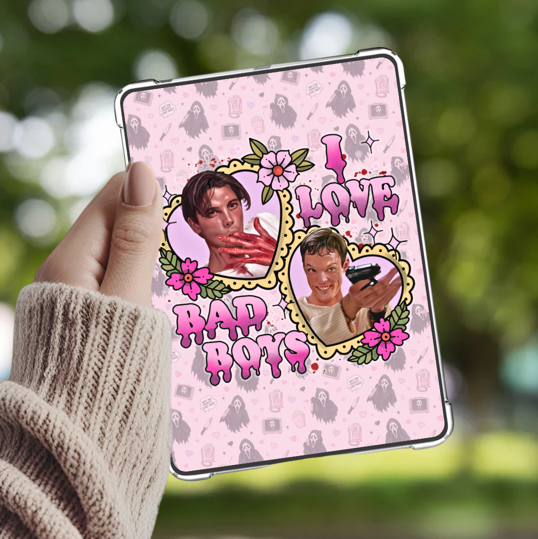 I Love Bad Boys Scream Kindle Insert - Three Sizes - Optional Lamination