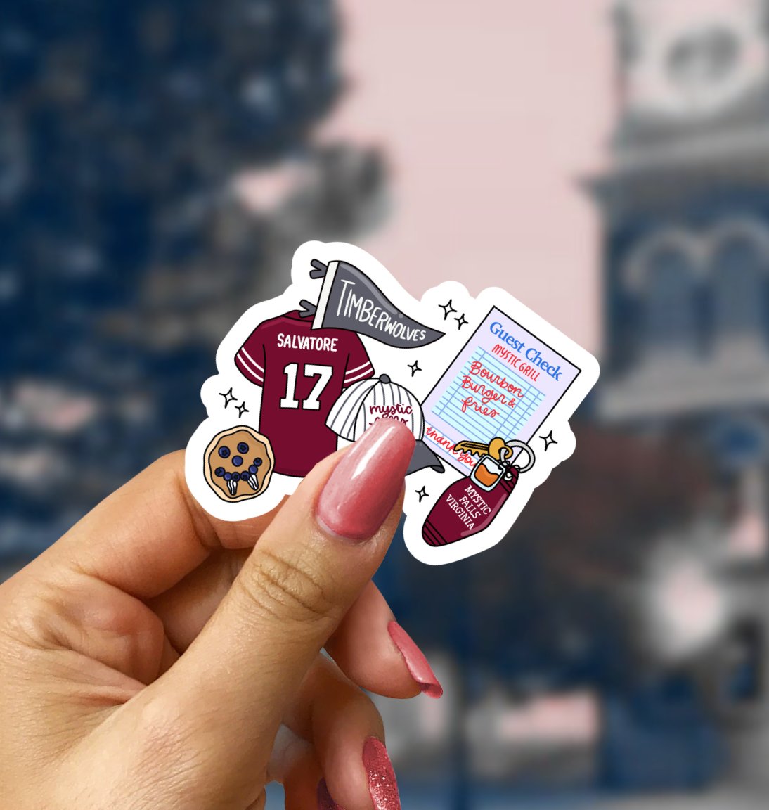 TVD Symbols Star Sparkle Sticker