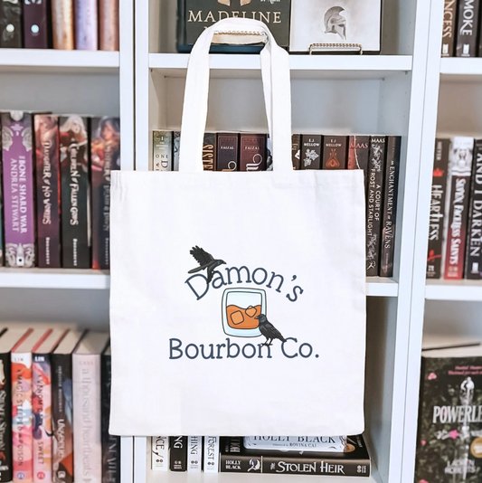 Damon's Bourbon Co. TVD Sublimated Canvas Tote Bag