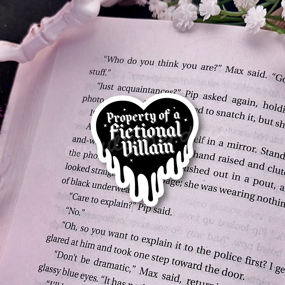 Property of a Fictional Villain Sticker