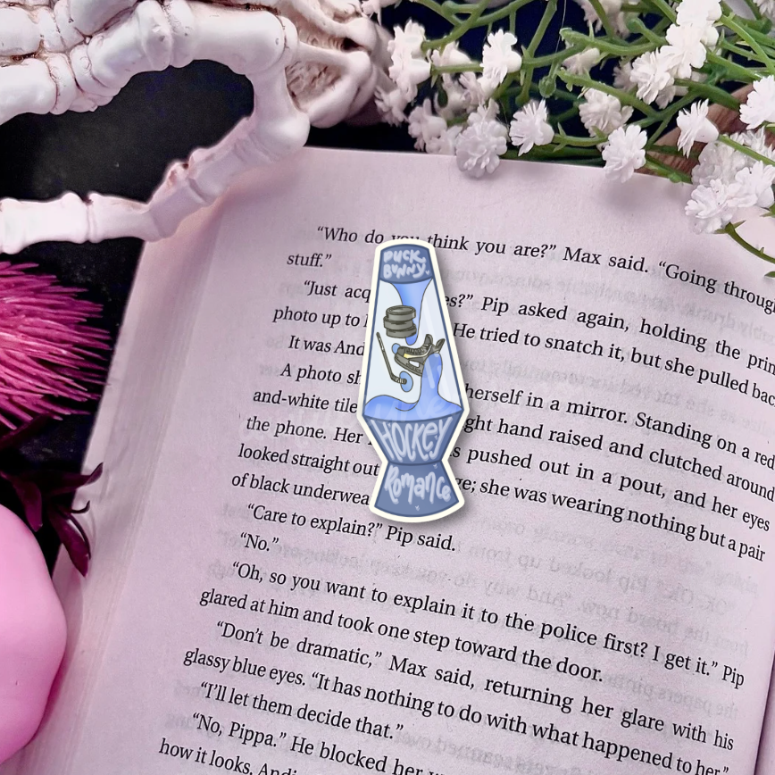 Hockey Romance Lava Lamp Sticker