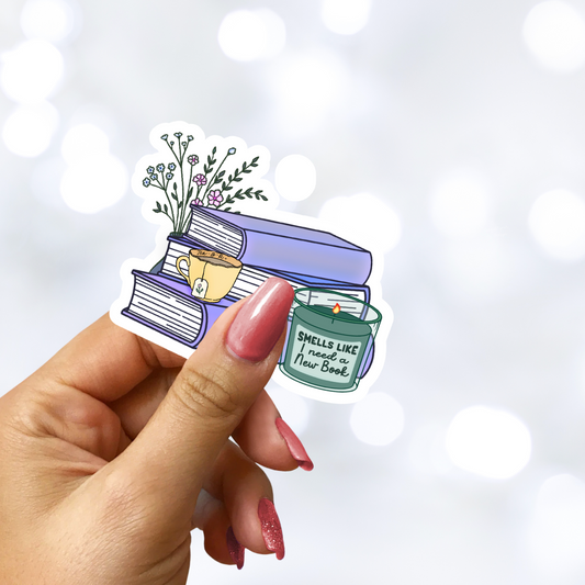 Smells Like I Need a New Book Sticker