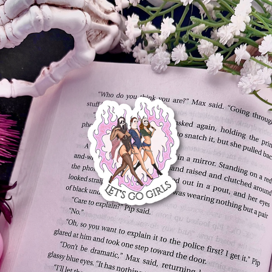 Let's Go Girls Star Sparkle Sticker
