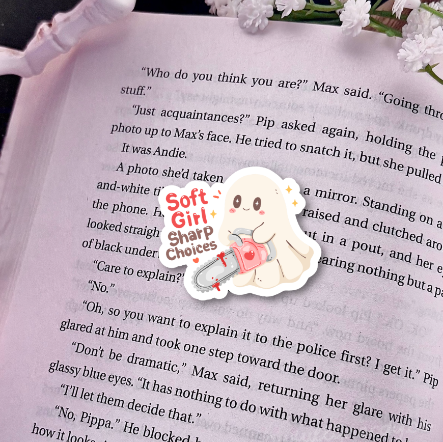 Soft Girl Sharp Choices Ghost 2.5-inch Sticker