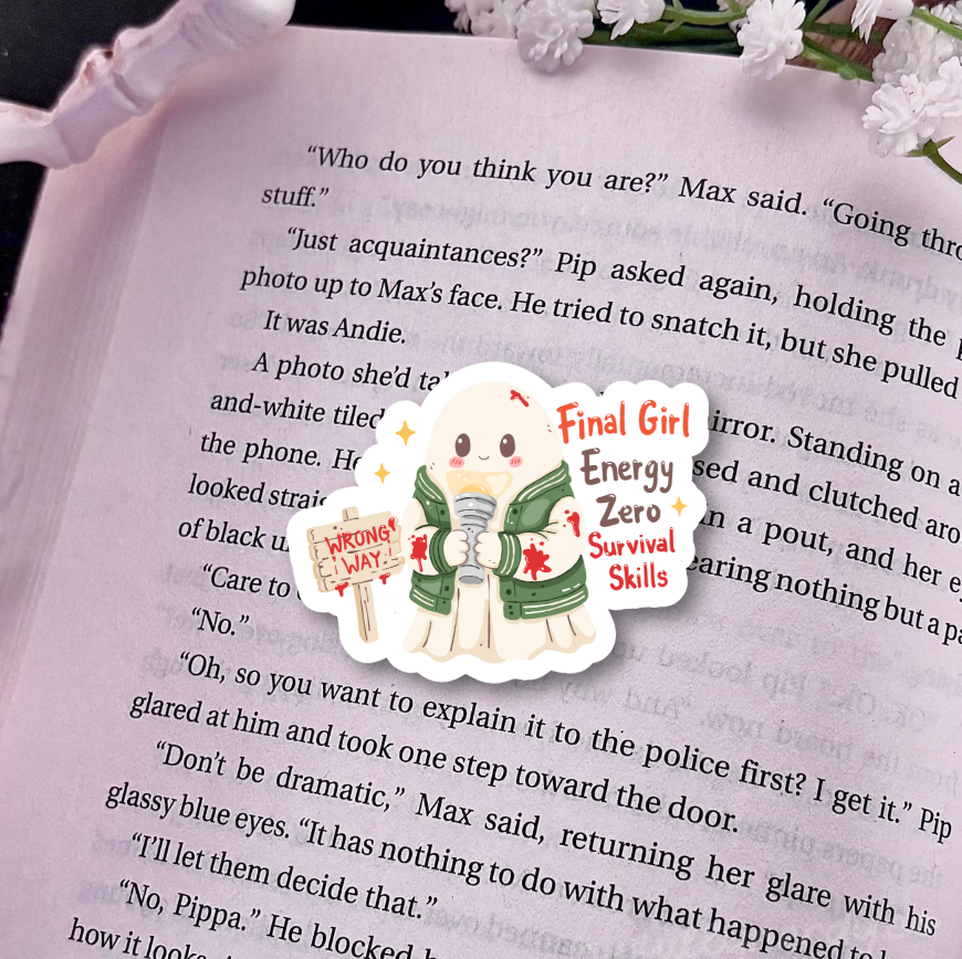 Final Girl Zero Survival Skills Ghost 2.5-inch Sticker