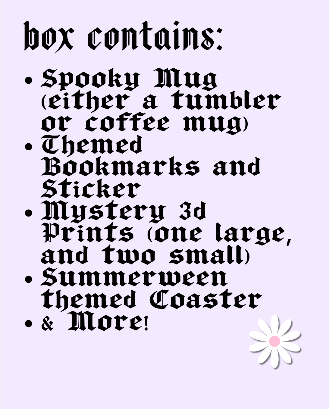 ✨ Summerween Bookish Mystery Box | Summer Slasher Filled Box