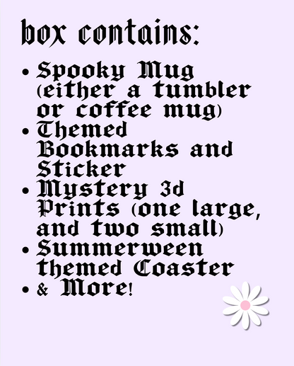 ✨ Summerween Bookish Mystery Box | Summer Slasher Filled Box