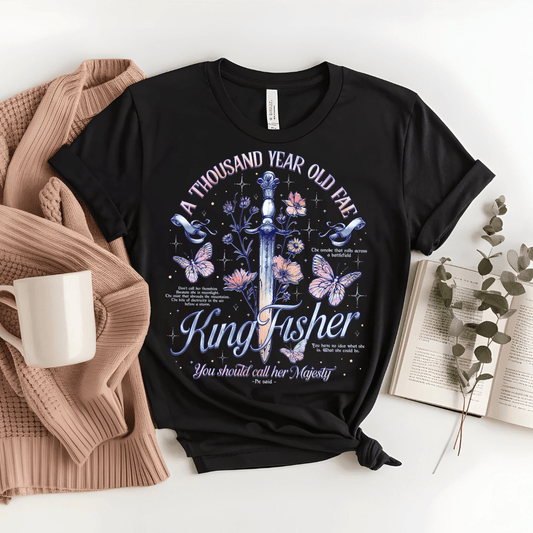 A Thousand - Year - Old Fae King Shirt Quicksilver Inspired Comfort Colors Tee, Romantasy Aesthetic Shirt, Dark Fae Courtcore Shirt - Awfullynerdy.co