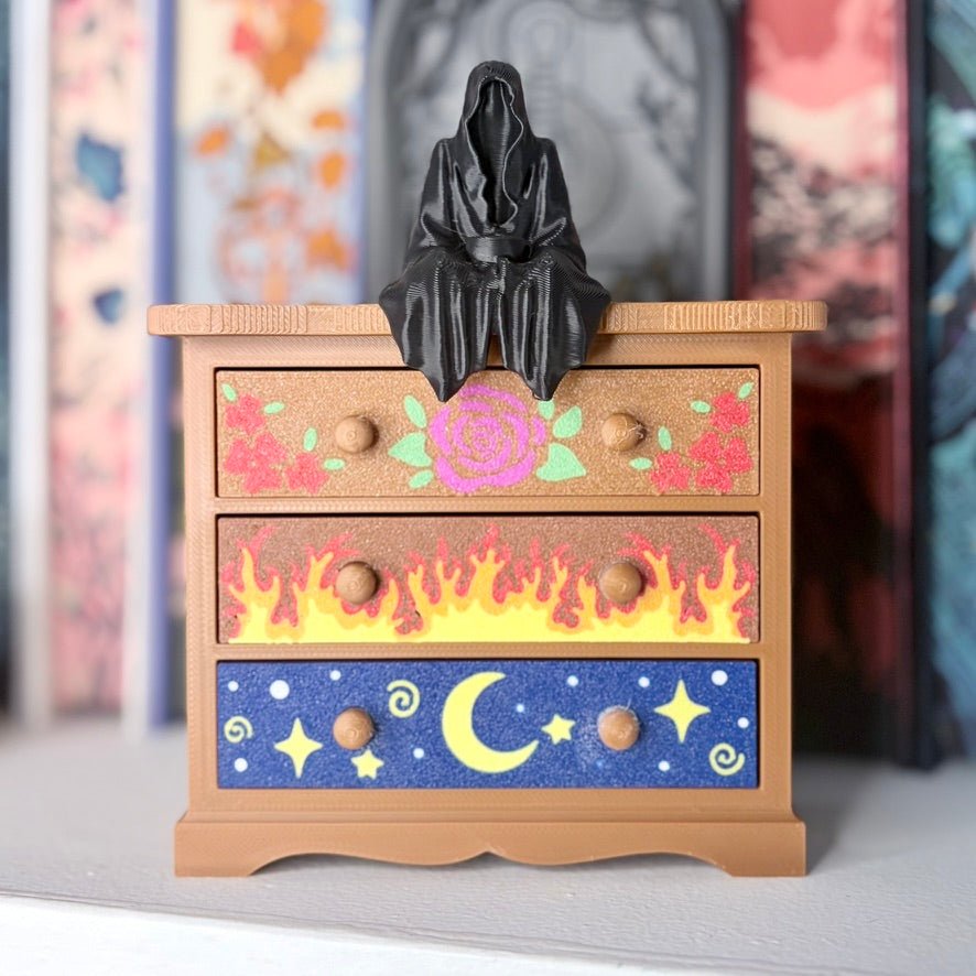 ACOTAR Painted Dresser Bookshelf Decor - Awfullynerdy.co