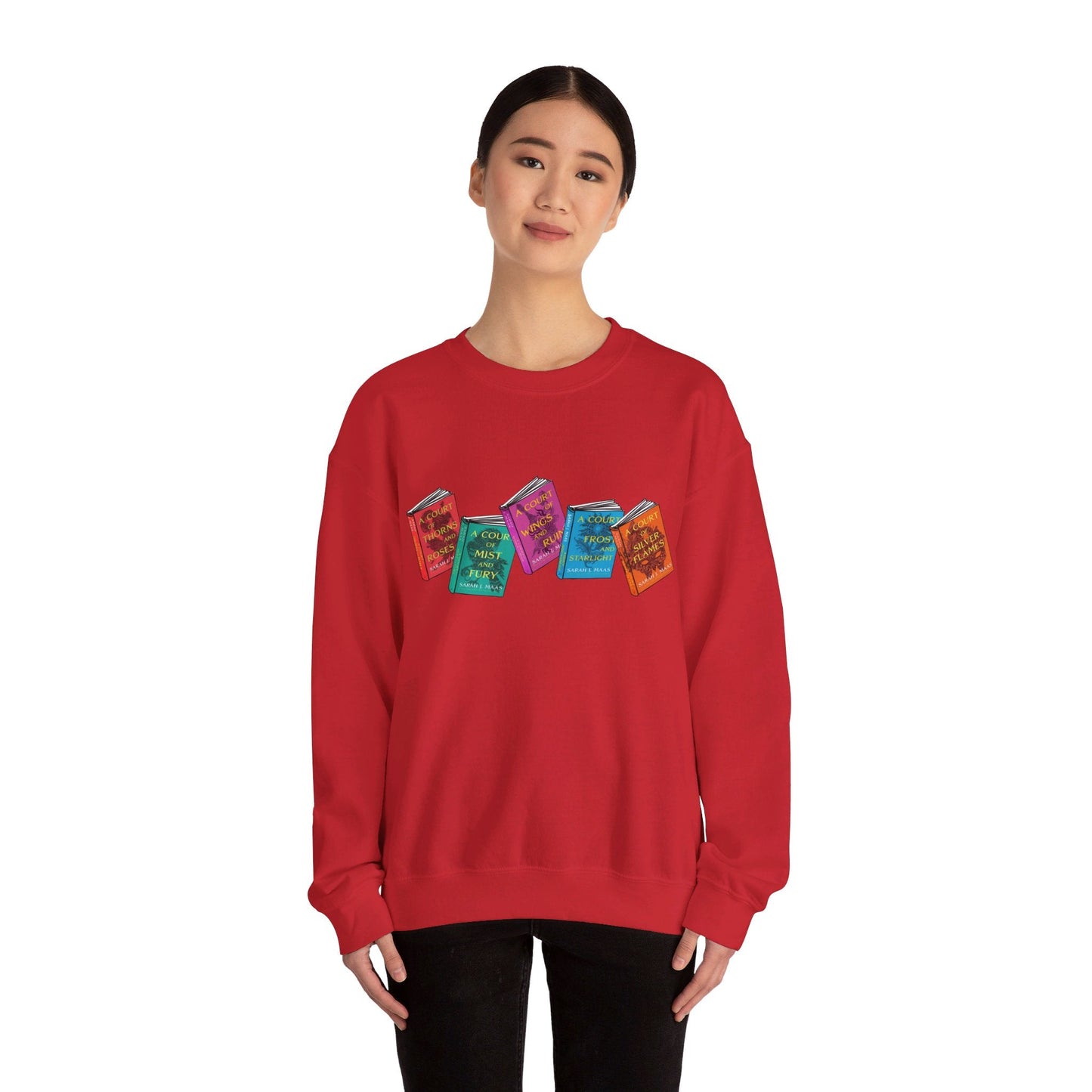 ACOTAR Series Books Crewneck Sweatshirt - Awfullynerdy.co