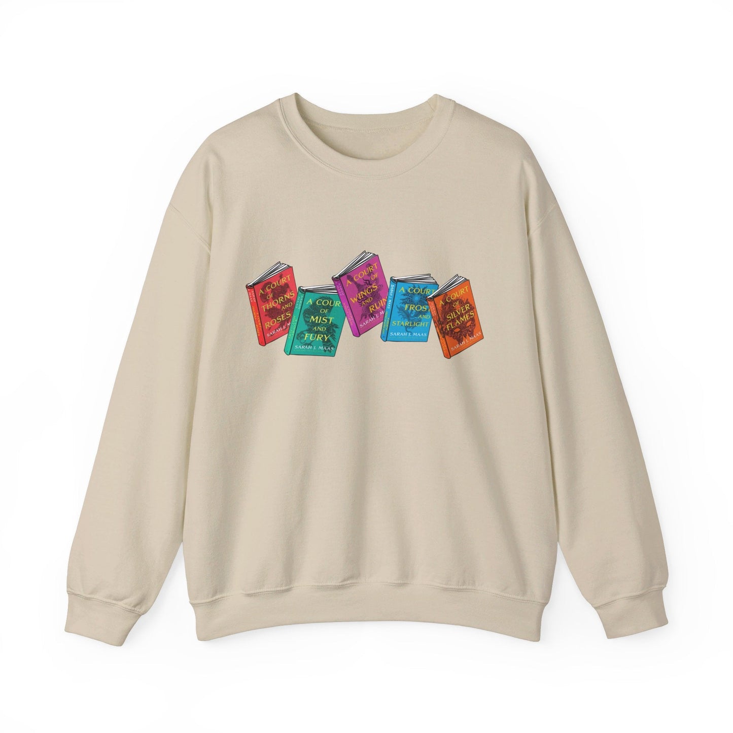 ACOTAR Series Books Crewneck Sweatshirt - Awfullynerdy.co