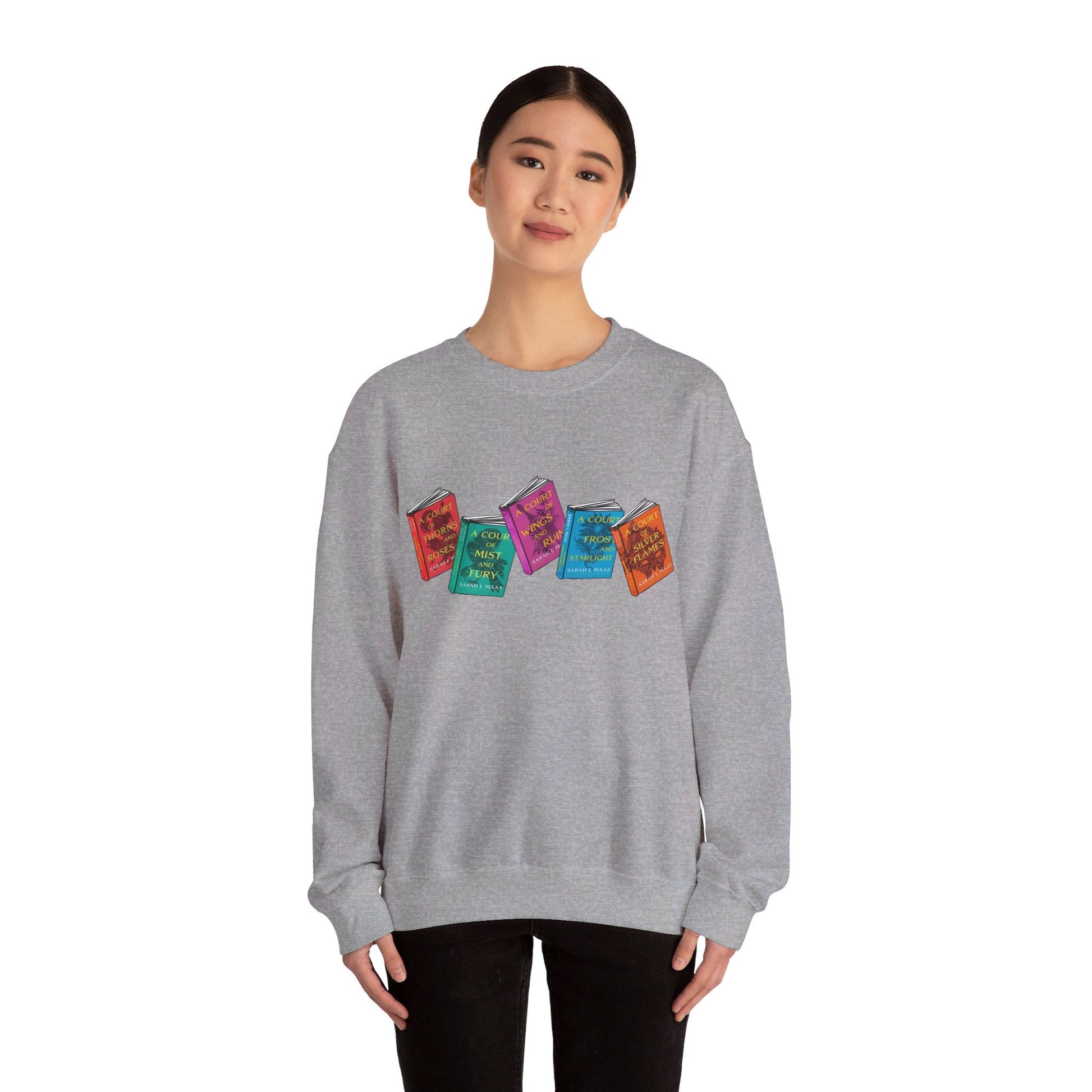 ACOTAR Series Books Crewneck Sweatshirt - Awfullynerdy.co