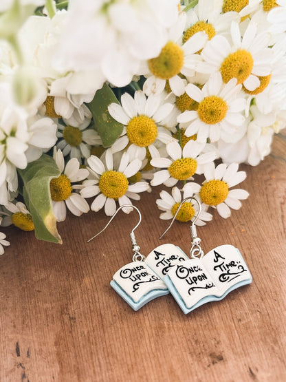 Adorable Fairy Tale Book Earrings - Awfullynerdy.co