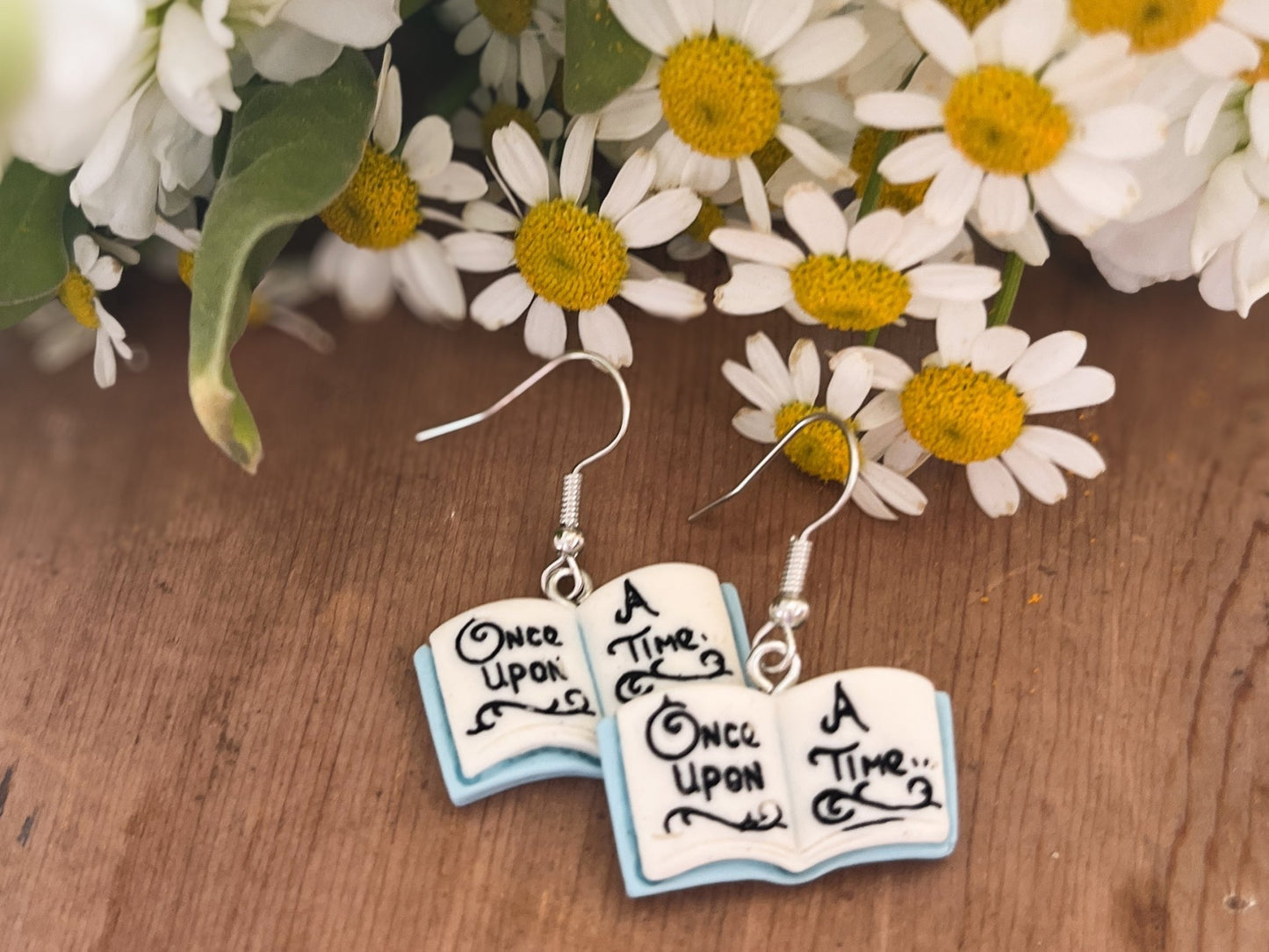 Adorable Fairy Tale Book Earrings - Awfullynerdy.co
