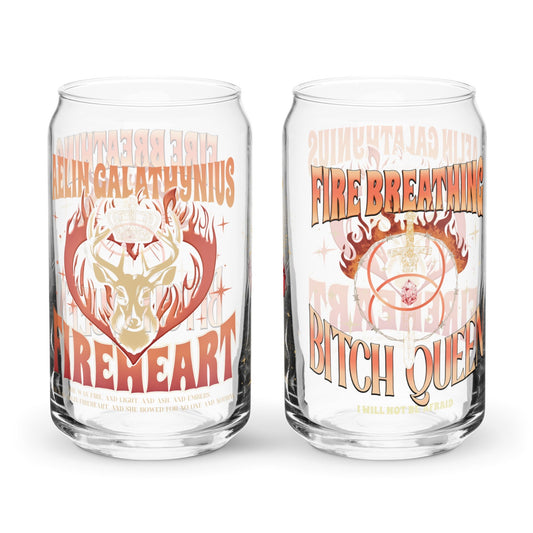 Aelin Fire Breathing B Queen Can-shaped glass - Awfullynerdy.co