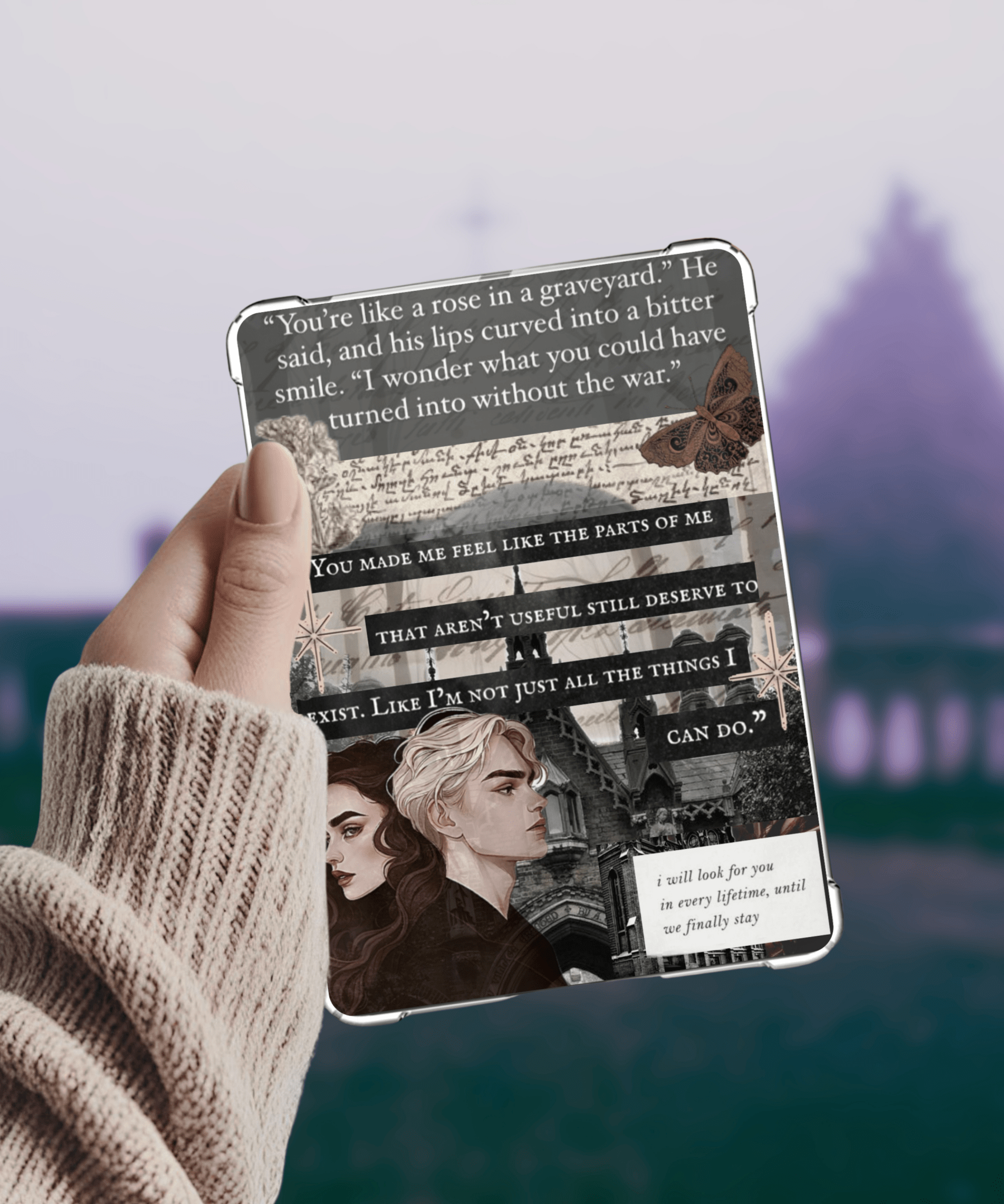 Alchemised Inspired Collage Kindle Paperwhite Insert - Awfullynerdy.co