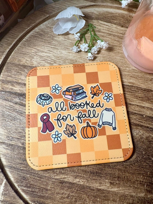 All Booked for Fall Coaster - ONE Coaster - Awfullynerdy.co