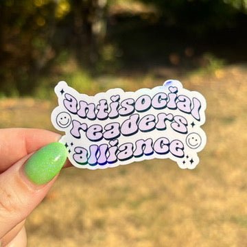 Antisocial Readers Alliance Sticker - Awfullynerdy.co