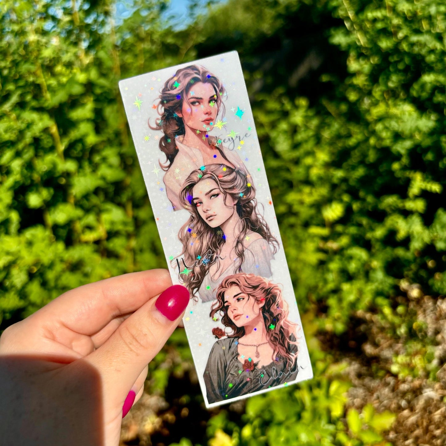 Archeron Sisters Laminated Cardstock Bookmark - Awfullynerdy.co